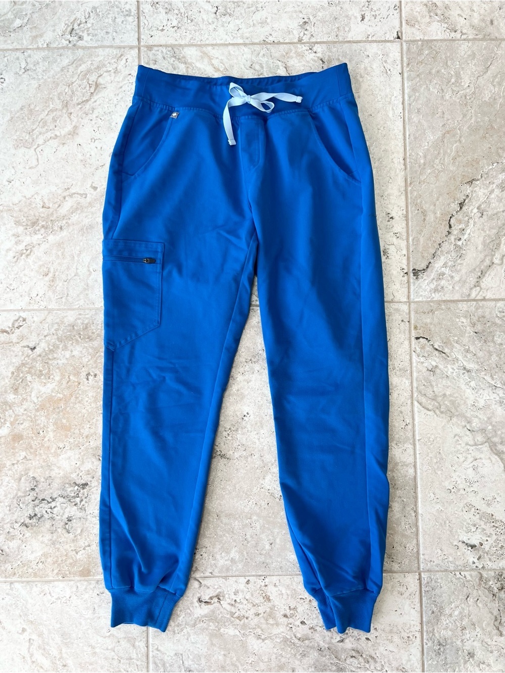FIGS Zamora Jogger Scrub Pants, Royal Blue (PO# 1366), S